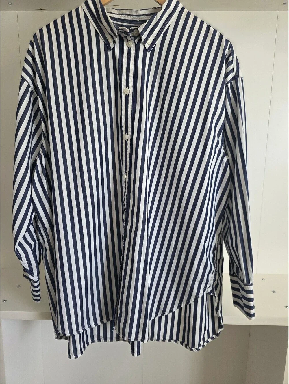 J.Crew Women's Relaxed Fit Button-Up Shirt Size 20